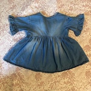 Zara Baby denim dress 6-9 months